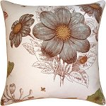 Botany Aqua Decorative Pillow